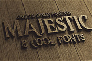 Majestic Typeface, a Font by Cruzine (Thumbnail 6 of 6)