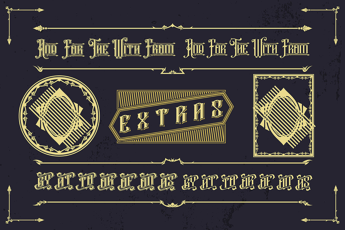 Rajawaley Typeface, a Blackletter Font by Dikas Studio (Photo 6 of 7)