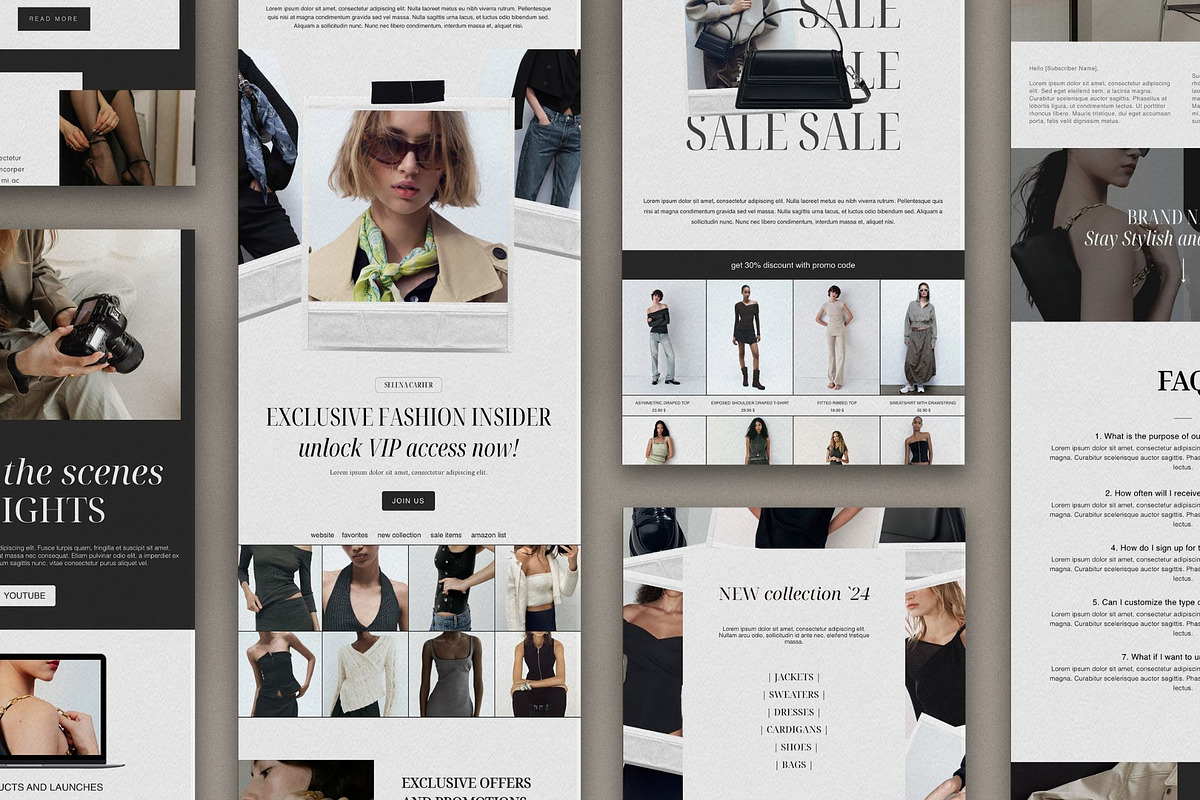 Flodek Email Newsletter template, an Email Template by Amaré Creative (Photo 2 of 5)