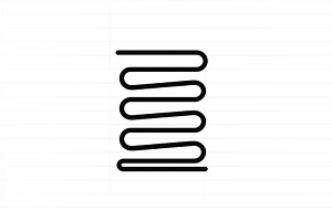 Decorative coil pattern on a blank, an Illustration by ZinetroN