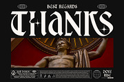 Doverise Typeface, a Blackletter Font by alit design (Thumbnail 20 of 20)
