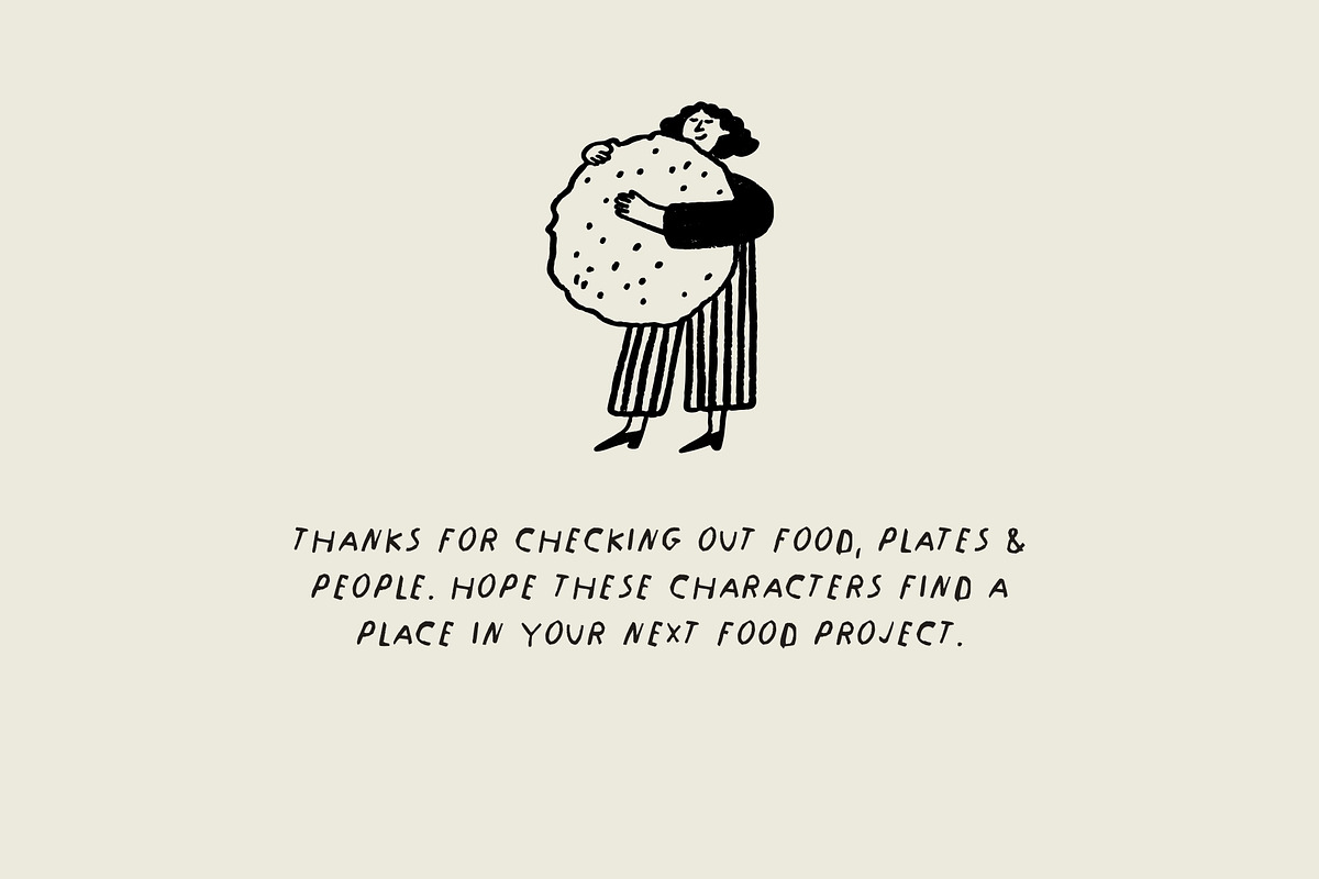 Food, Plates & People: 50 Characters, a Food Illustration by Veyla (Photo 14 of 14)