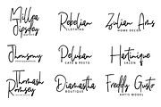Hilmounte - Authentic Signature, a Script Font by tebaltipislab (Thumbnail 5 of 12)