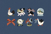 Vintage Christmas Collection, a Seasonal Illustration by Veyla (Thumbnail 16 of 19)