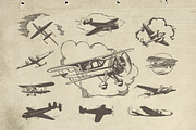 Retro Planes, an Object Graphic by Retro Machine (Thumbnail 2 of 4)