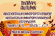 Thanks Autumn - Handwritten Font, a Font by Dm Studio (Thumbnail 7 of 7)