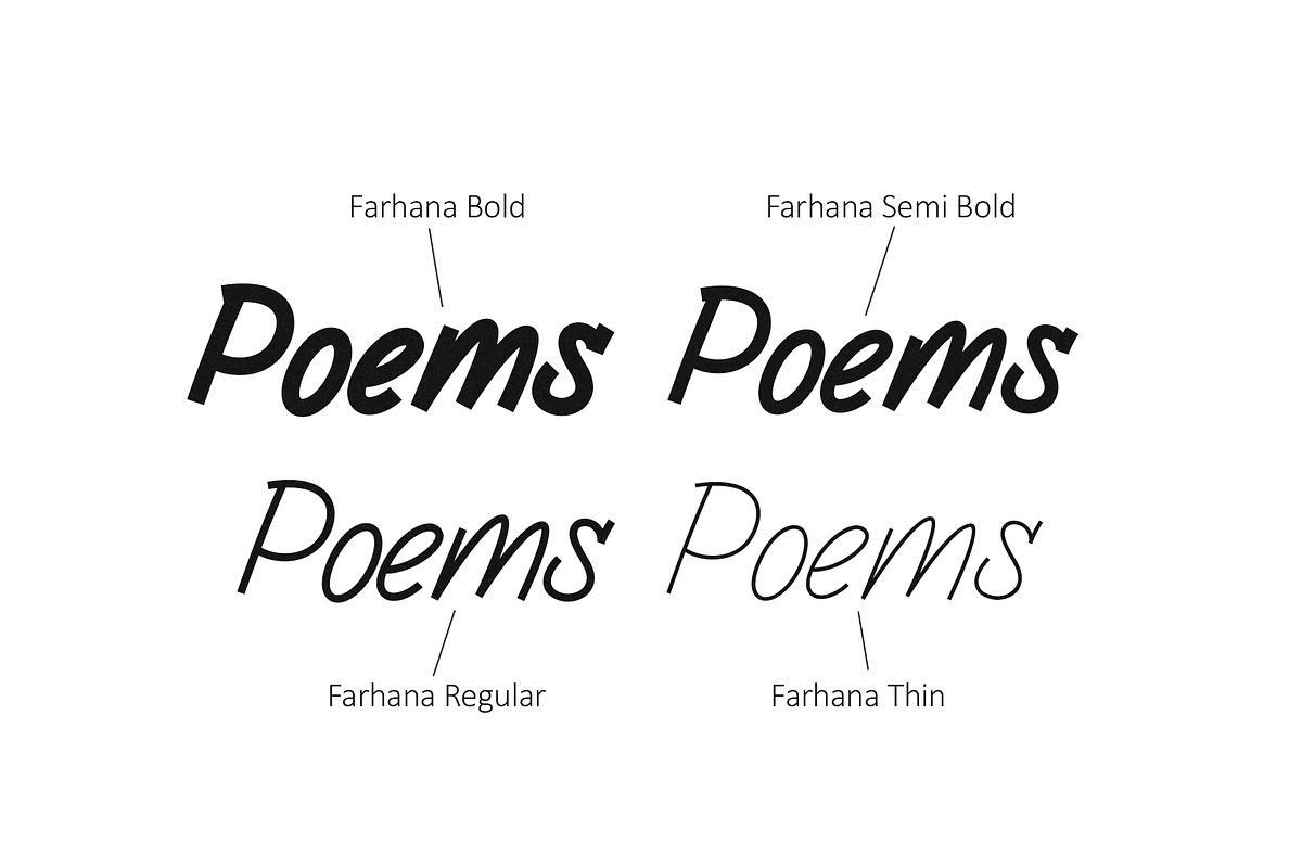 Farhana - Novel Handwritten Typeface, a Script Font by HIRO.std (Photo 2 of 7)