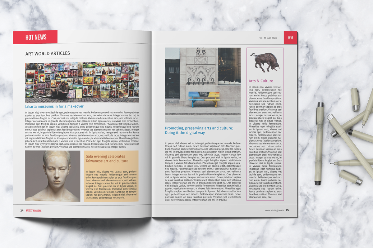 WEEKLY - News Magazine, a Magazine Template by Boris Cupac (Photo 11 of 17)