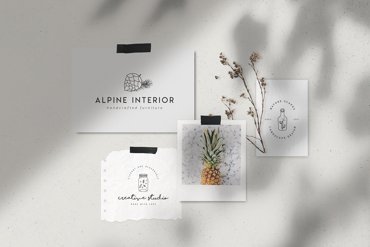 Hand Drawn Feminine Logo Bundle, a Branding & Logo Template by XpertgraphicD (Photo 8 of 8)