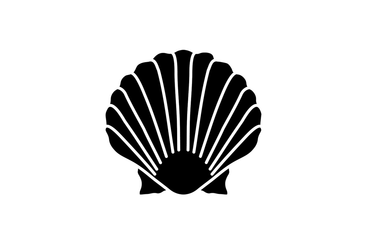 Scallop shell black glyph icon, a Solid Icon by IMG Visuals
