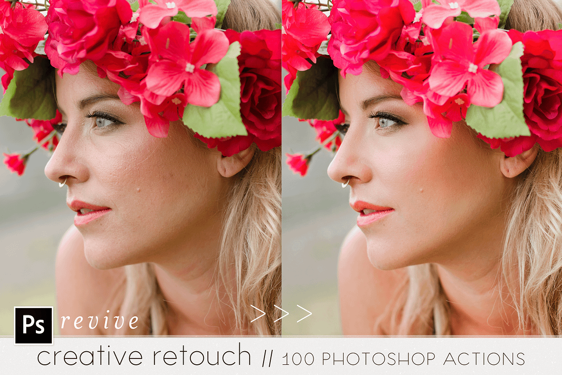 REVIVE Retouch Photoshop Actions, an Action Add-On by Ashley Alexandra Design (Photo 1 of 17)