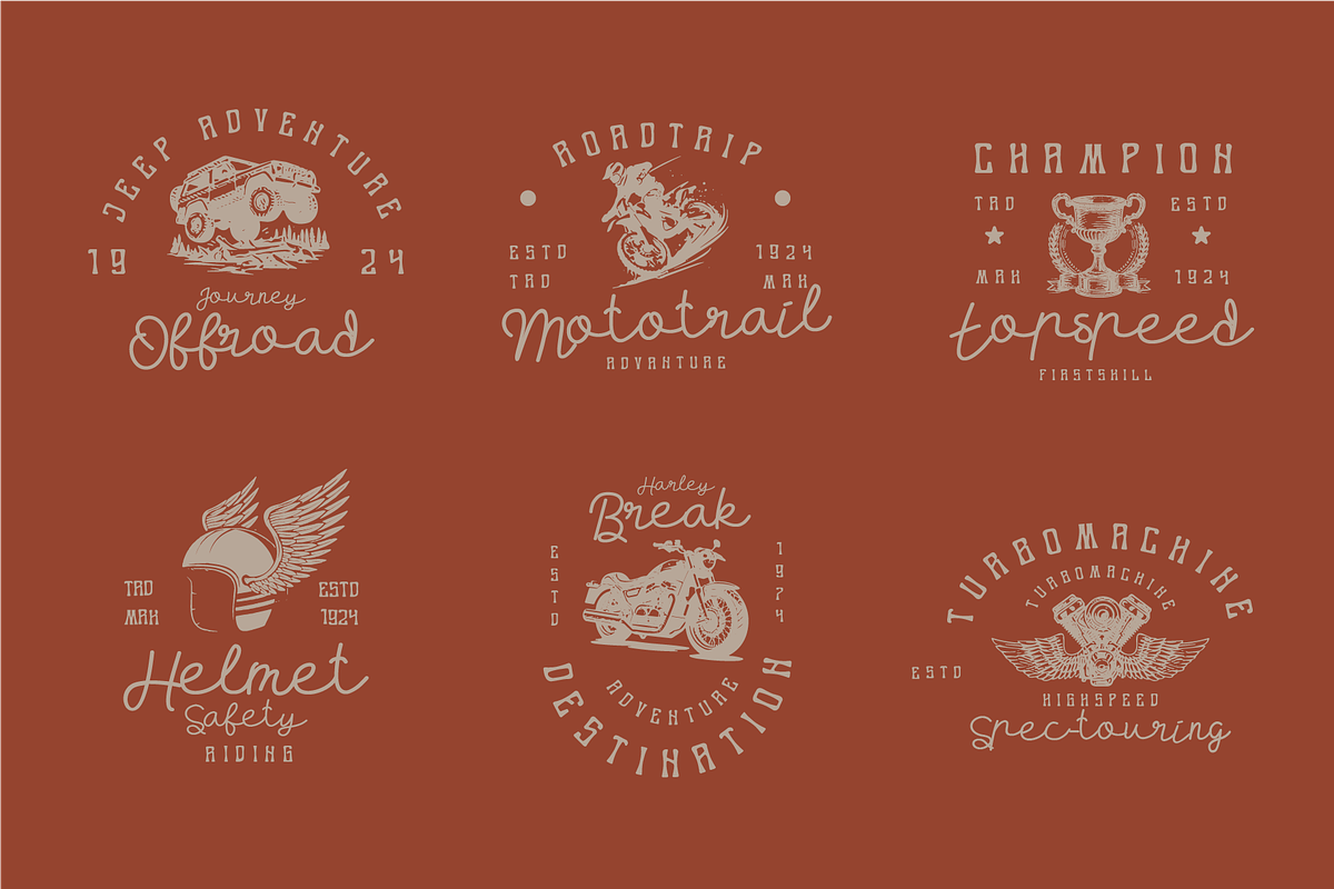 TAILFINE - Retro Duo Font, a Font by Rightwheels (Photo 10 of 11)