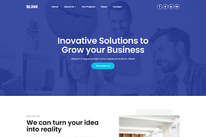Blink - Multipurpose Landing Page, a HTML Template by alphawd