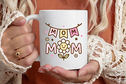 Cute Mom Banner SVG, an Object Graphic by Creative Art (Thumbnail 4 of 6)