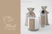 Botanical floral line art set, an Object Illustration by Tatyana_Zenartist (Thumbnail 6 of 11)