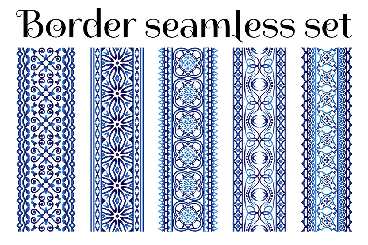 Border ornament decorative seamless, an Object Graphic by jelisua88 (Photo 1 of 6)
