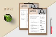 Simple and Clean Resume Template, a Resume Template by Design Vault (Thumbnail 2 of 3)