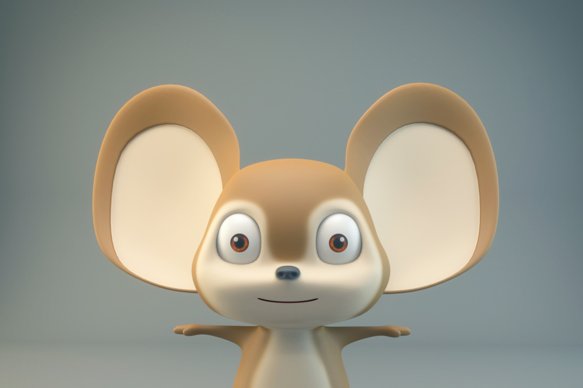 Cartoon Mouse, an Animal 3D Model by XYZ Space (Photo 1 of 5)