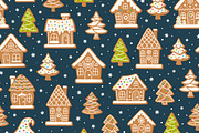 Christmas Gingerbread Pattern Set, a Pattern Graphic by Barsuk's Shop (Thumbnail 10 of 10)
