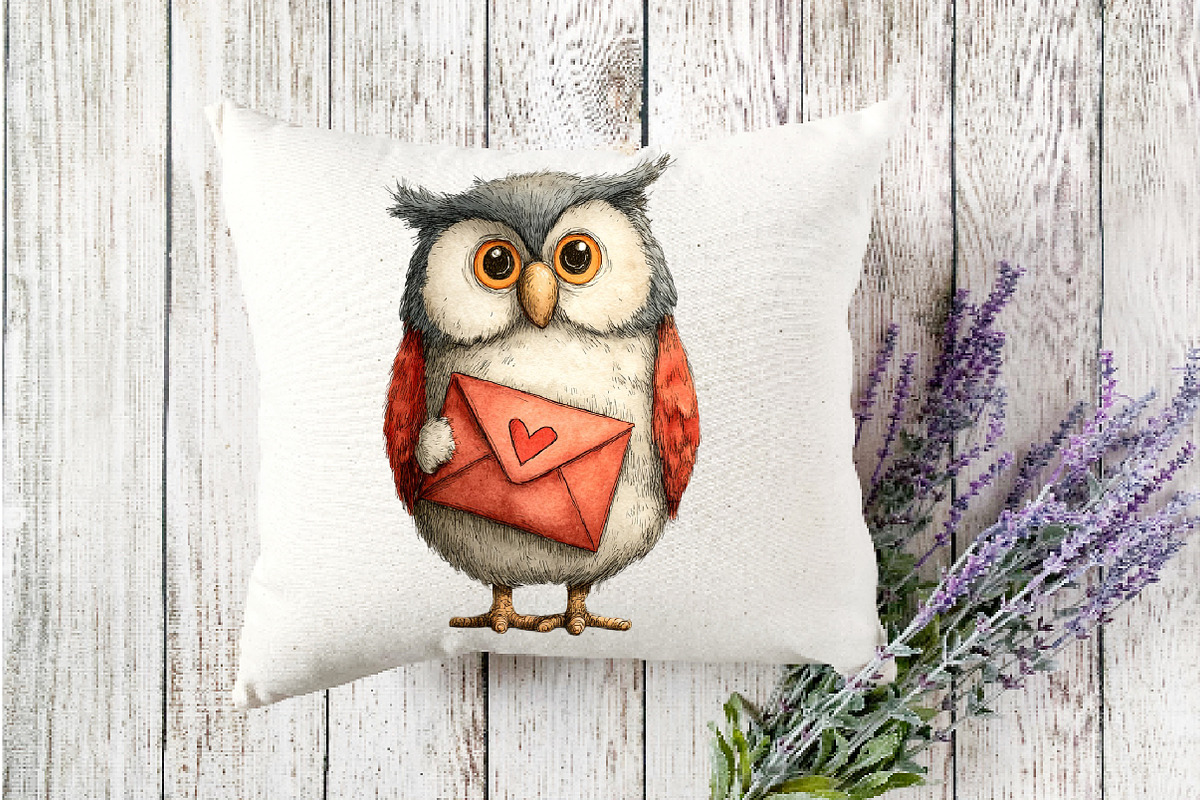 Animals Valentine Day Clipart, an Illustration by Watercolor design (Photo 9 of 9)