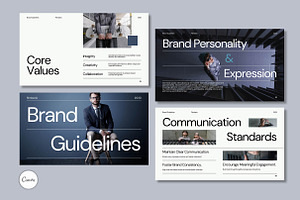 Modern Brand Manual – Canva Template, a Templates & Theme by R-studio