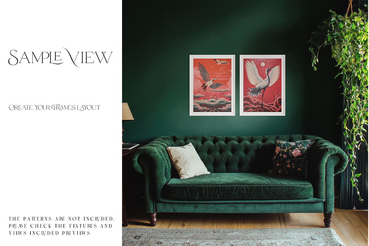44 Frames and Wallpaper Mockup, a Product Mockup by mock-ups (Photo 5 of 18)