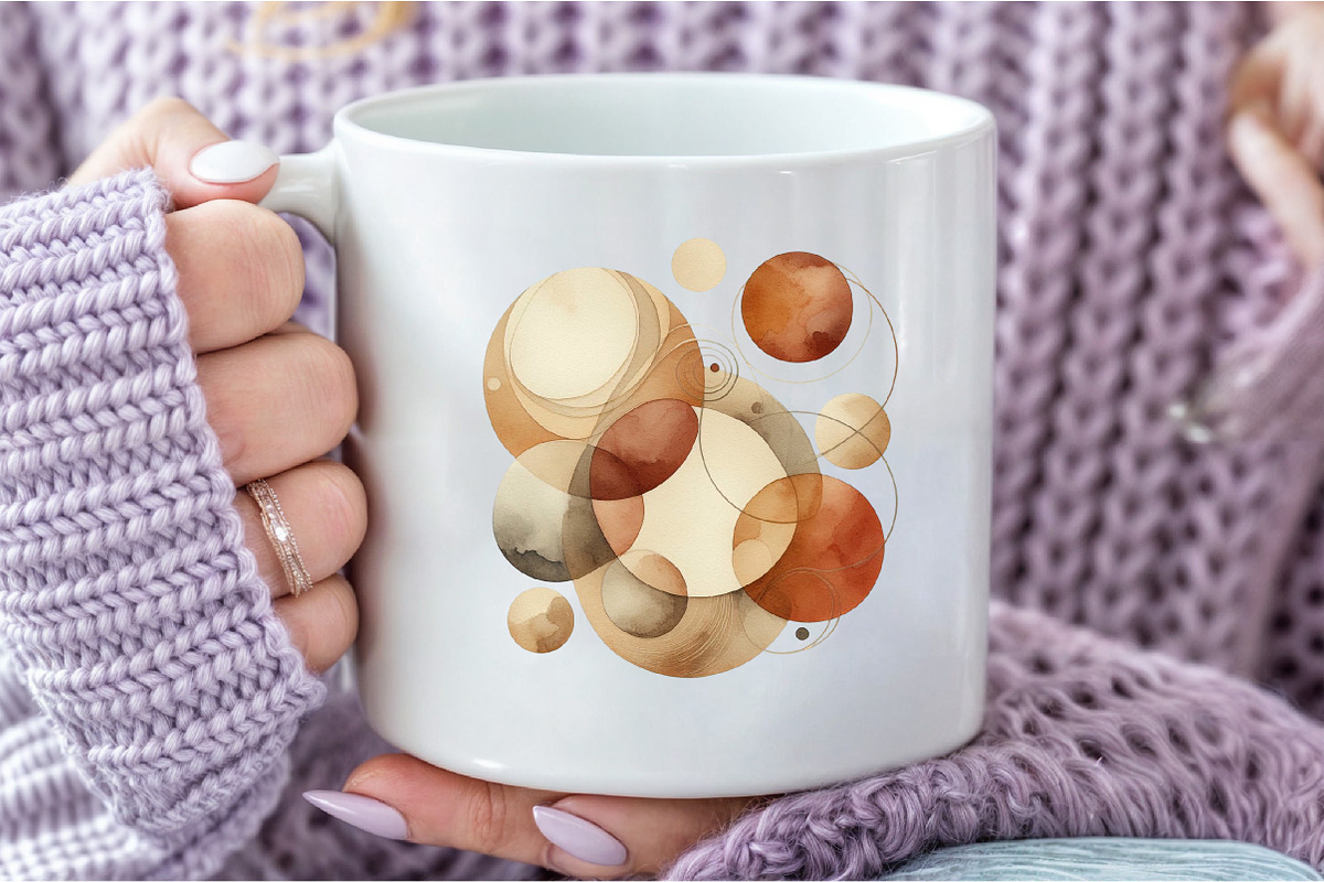 Modern Abstract Boho Art, an Illustration by DreamCafeArt (Photo 5 of 6)