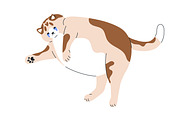 Cute, funny, comic cats. Cartoon set, an Animal Illustration by Good Studio (Thumbnail 5 of 20)