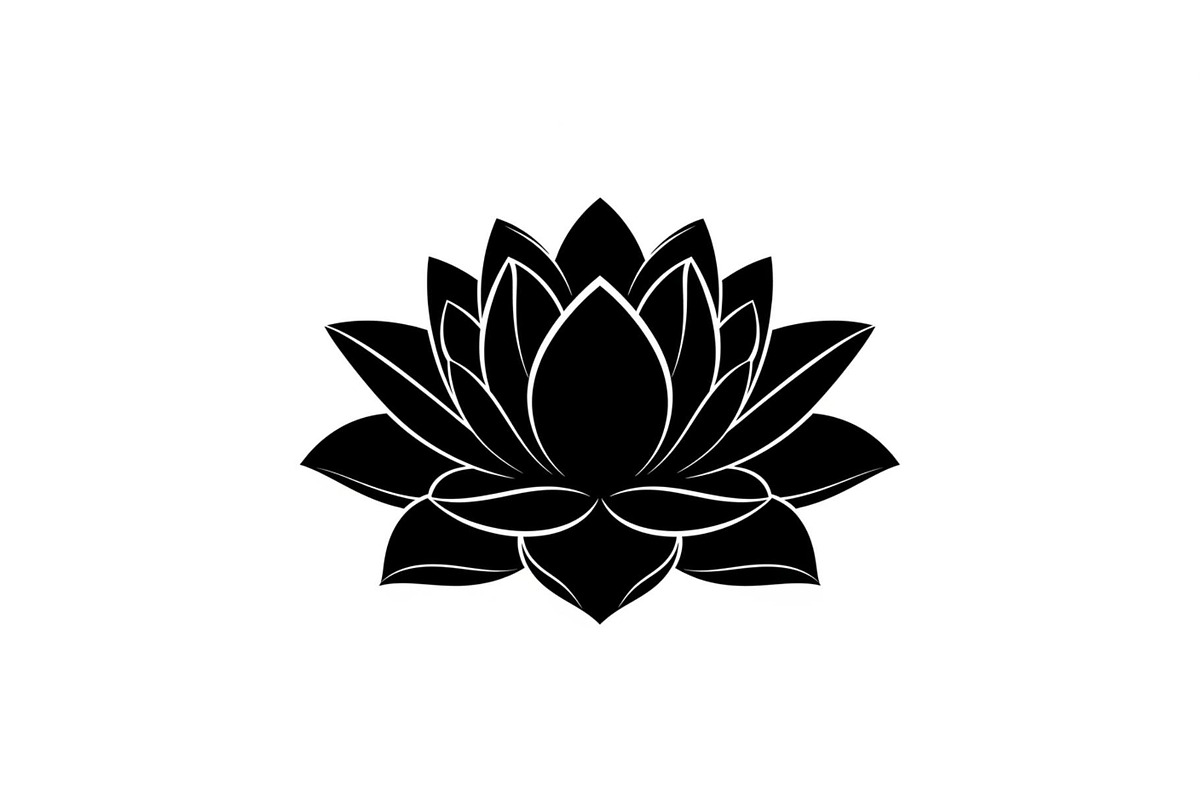 Lotus Flower Vector Icon Bundle, an Illustration by yasushie (Photo 42 of 51)