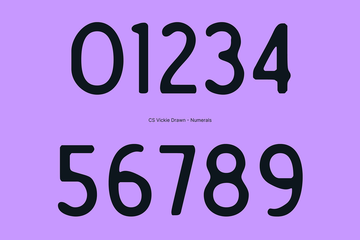 CS Vickie Drawn, a Sans Serif Font by Craft Supply Co. (Photo 3 of 8)