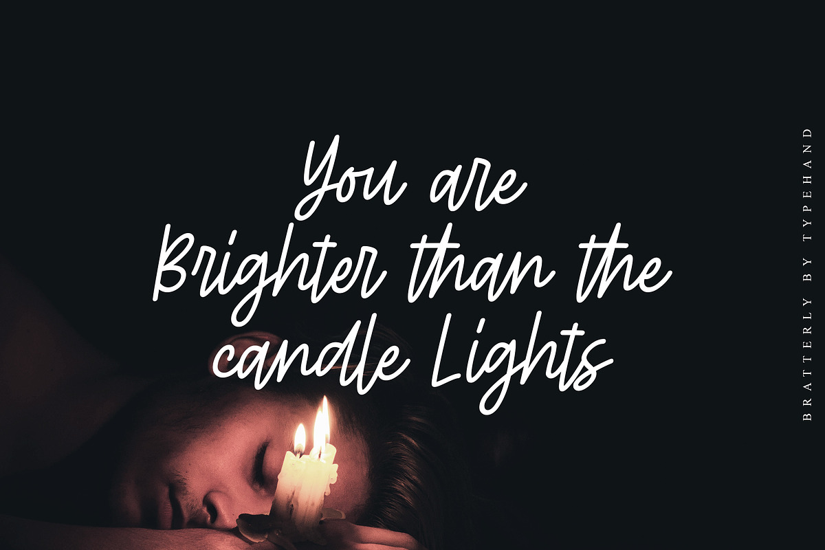 Bratterly - Monoline Script, a Script Font by Typehand Studio (Photo 9 of 10)