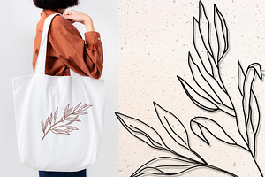 Botanical Line Art Collection