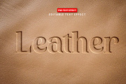 Premium Leather Text Effect One in 4, a Layer Style Add-On by Design Fly (Thumbnail 4 of 4)
