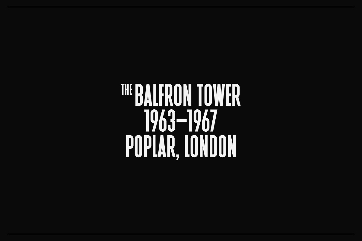 II Balfron: Display Sans Font Family, a Font by Increments Type Foundry (Photo 8 of 13)