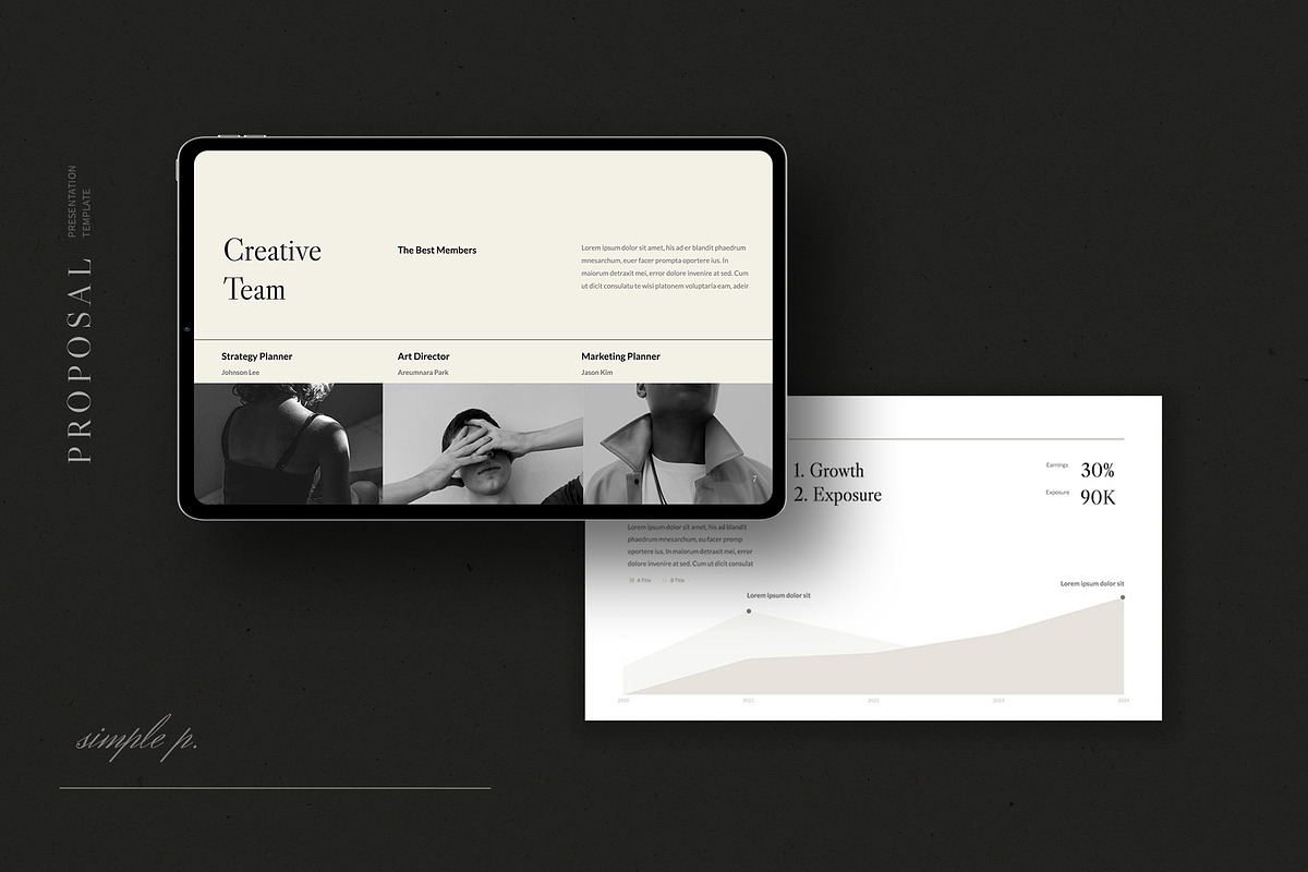Proposal Presentation Template, a Presentation Template by Simple P. (Photo 3 of 11)