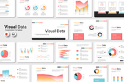 Visual Data - PowerPoint Template, a Presentation Template by Iqsiart Studio (Thumbnail 1 of 3)