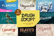 Brush Script Modern Typeface Font, a Sans Serif Font by Catalystco Studio (Thumbnail 1 of 11)