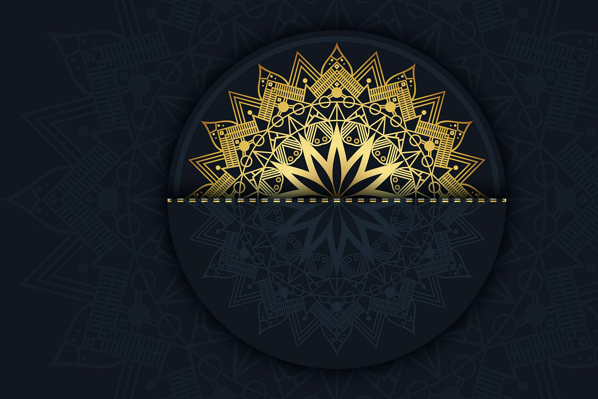 560+ Mandala Design Mega Collection, a Decorative Illustration by NJ Himel (Photo 103 of 289)