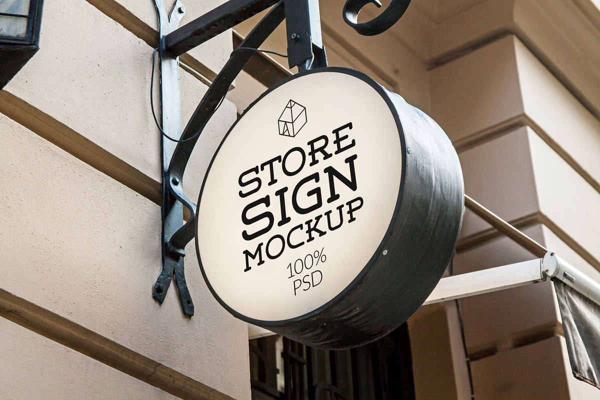 Store Signs Mock-ups 4, a Mockup by Graphic Shelter