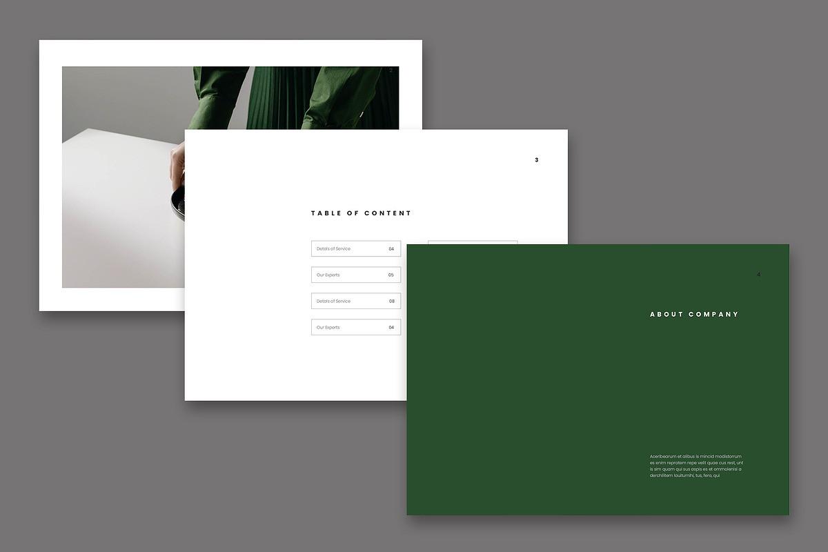 Landscape Proposal Template, a Brochure Template by HR Studio (Photo 2 of 7)