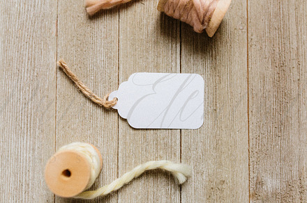 Gift Tag Mockup