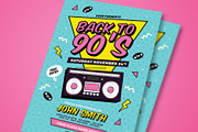 Back to 90's Event Flyer, a Flyer Template by Guuver (Thumbnail 3 of 3)