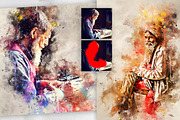 Splatter Watercolor Photoshop Action, an Action Add-On by GorynArt (Thumbnail 11 of 20)