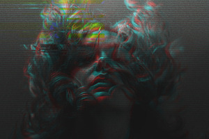 Glitch Photoshop Actions Set