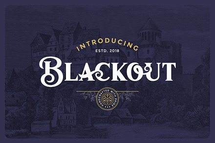Blackout Typeface