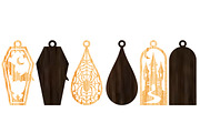 Halloween Ornaments Laser Cut SVG, an Object Graphic by DreamCafeArt (Thumbnail 9 of 12)