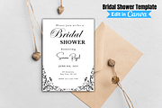 Bridal Shower Invitation Template, an Invitation Template by SimoDigitalArt (Thumbnail 2 of 9)