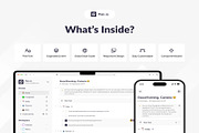 Plan.io To Do List Productivity App, an UI Kit Template by Creative Perspective (Thumbnail 2 of 4)