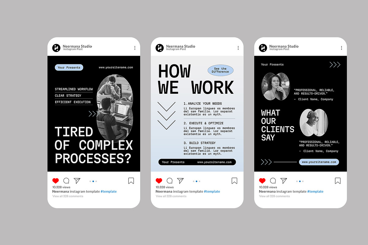 Modern Business Instagram Post, a Social Media Template by Neermana (Photo 3 of 4)