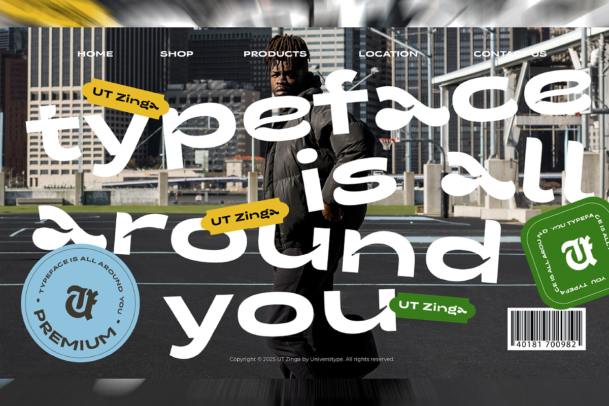 UT Zinga - A Stylish Expanded Font, a Sans Serif Font by Universitype (Photo 14 of 15)